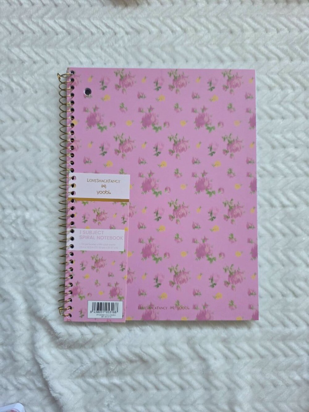 LoveShackFancy x Target Yoobi Laptop Sleeve binder blue Everblooming bundle - Picture 7 of 8
